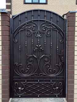 Ornate Decorative Metal Arched Gate